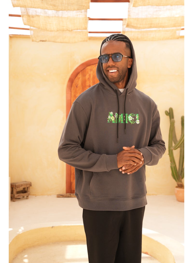 AMICI Oversize hoodie Charcoal - Image 1